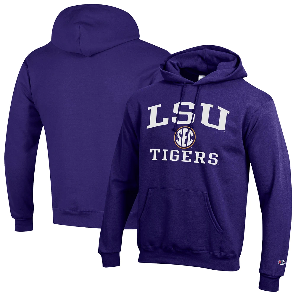 Men's Champion LSU Tigers Team Fleece Pullover Hoodie