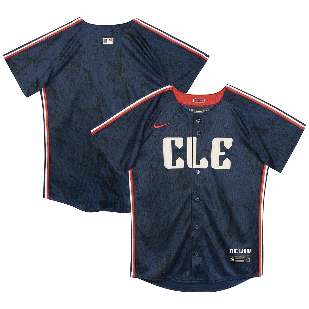 Preschool Nike Navy Cleveland Guardians City Connect Jersey