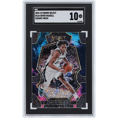 Devin Vassell San Antonio Spurs 2022-23 Panini Select Cosmic Prizm #164 SGC Authenticated 10 Card