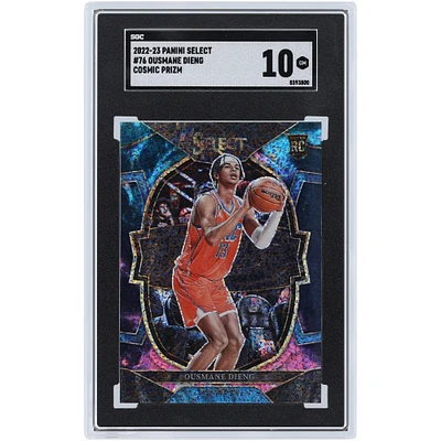 Ousmane Dieng Oklahoma City Thunder 2022-23 Panini Select Cosmic Prizm #76 SGC Authenticated 10 Rookie Card