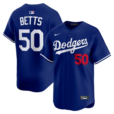 Men's Nike Mookie Betts Royal Los Angeles Dodgers Alternate Limited Player Jersey