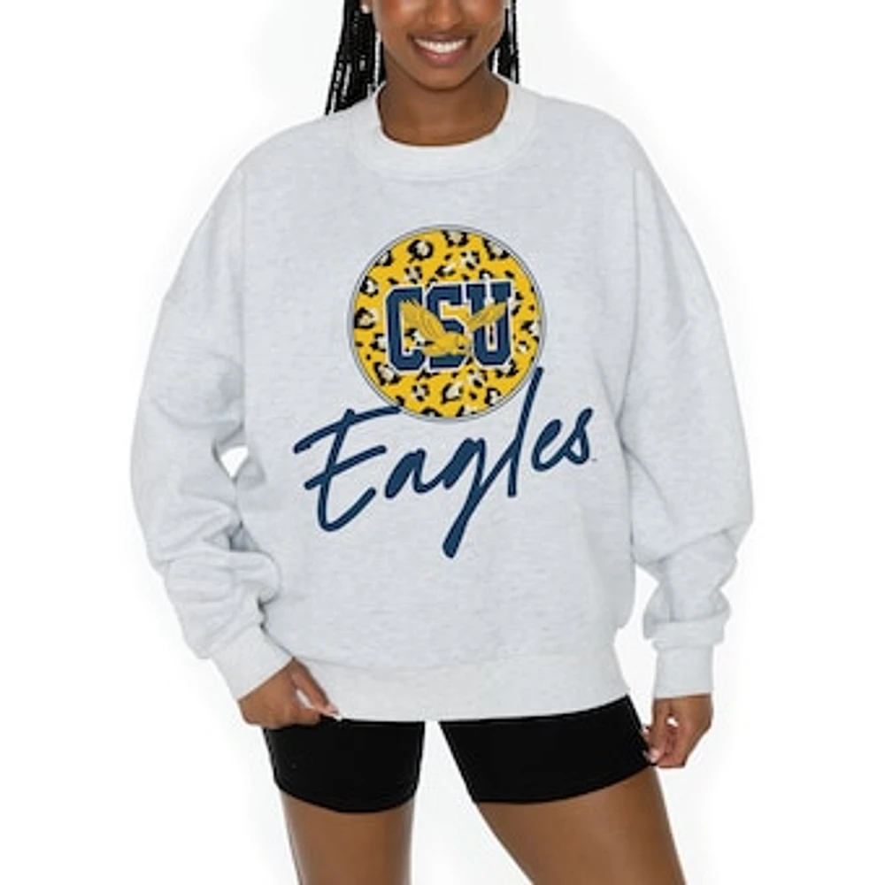 Women's Gameday Couture Ash Coppin State Eagles Premium Fleece Pullover Sweatshirt