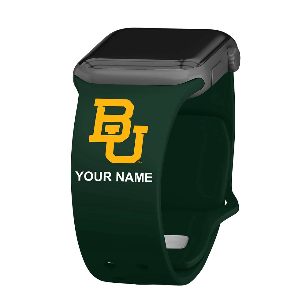 Baylor Bears Personalized Silicone Apple Watch Band