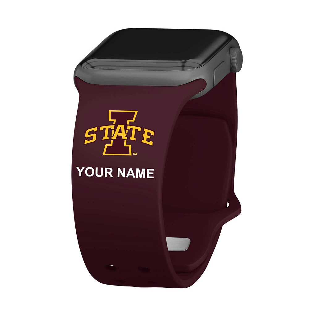 Iowa State Cyclones Personalized Silicone Apple Watch Band