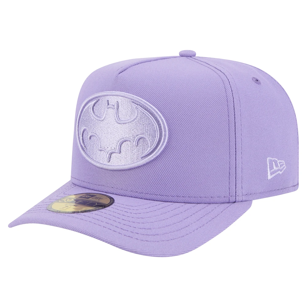 Men's New Era Purple Batman A-Frame 59FIFTY Fitted Hat