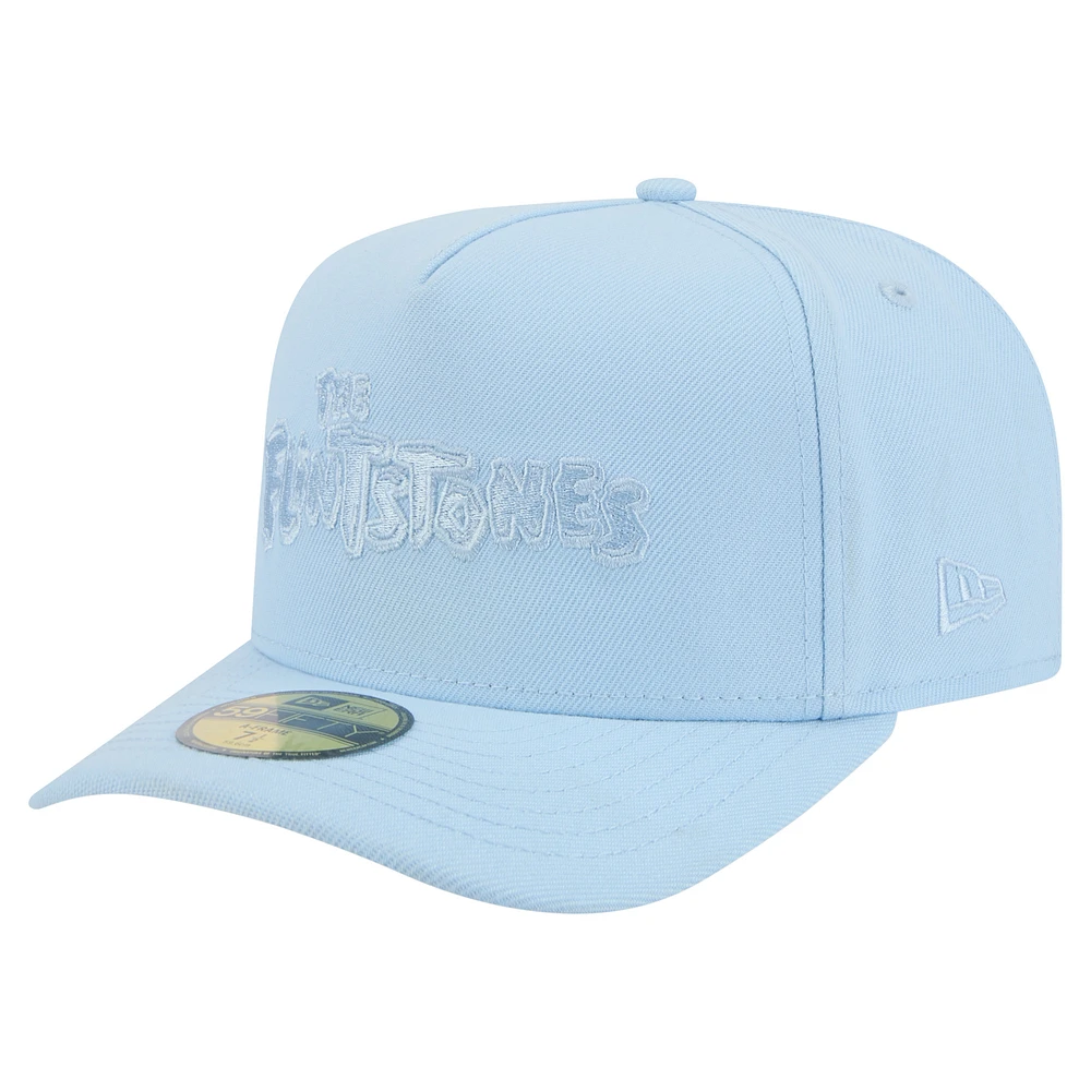 Men's New Era Light Blue The Flintstones A-Frame 59FIFTY Fitted Hat