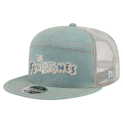 Men's New Era Denim The Flintstones Denim 9FIFTY Snapback Hat