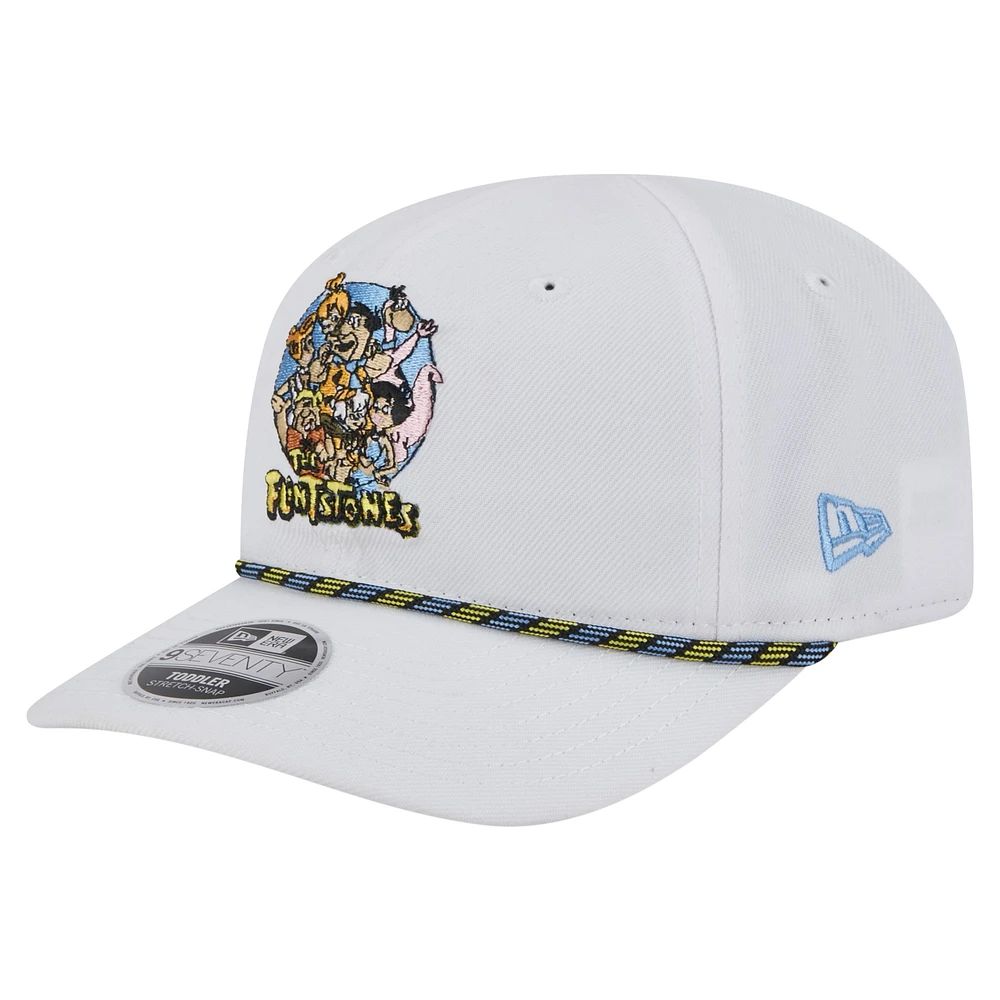 Youth New Era White The Flintstones Multi Rope 9SEVENTY Stretch-Snap Hat
