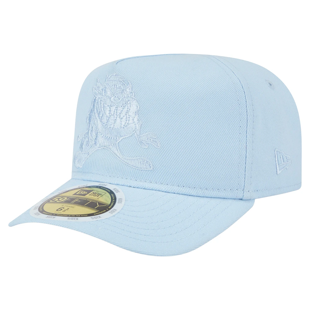 Youth New Era Light Blue Looney Tunes A-Frame 59FIFTY Fitted Hat