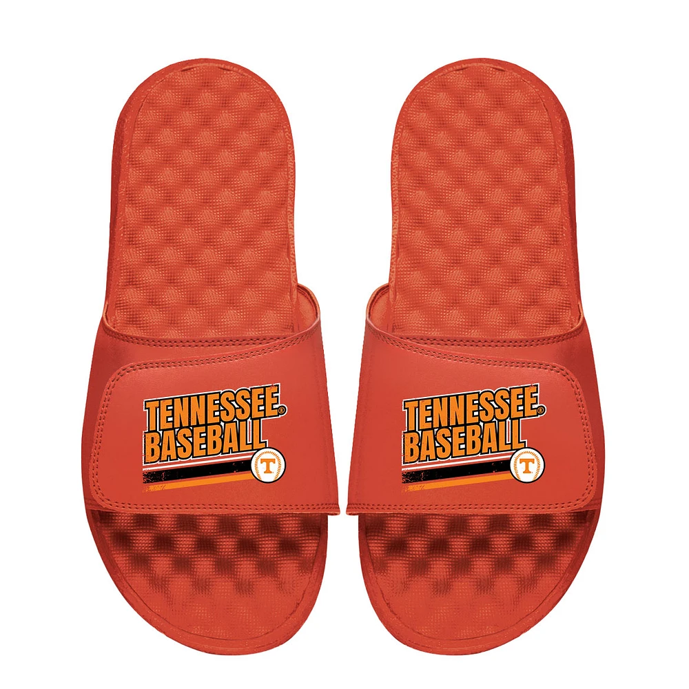 Youth ISlide Tennessee Orange Volunteers Baseball Wordmark Slide Sandals