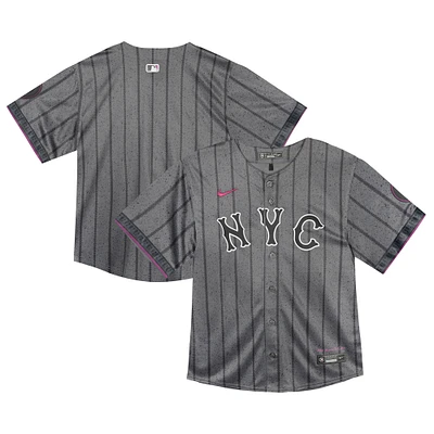 Toddler Nike Gray New York Mets City Connect Team Limited Jersey