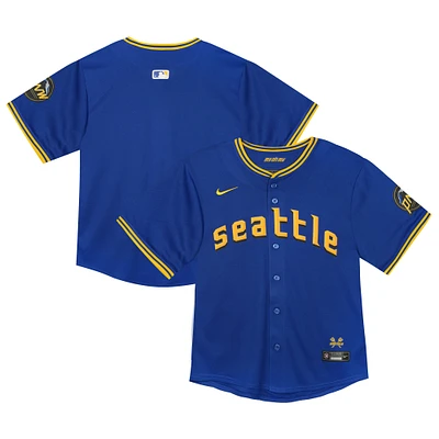 Toddler Nike Blue Seattle Mariners City Connect Team Limited Jersey