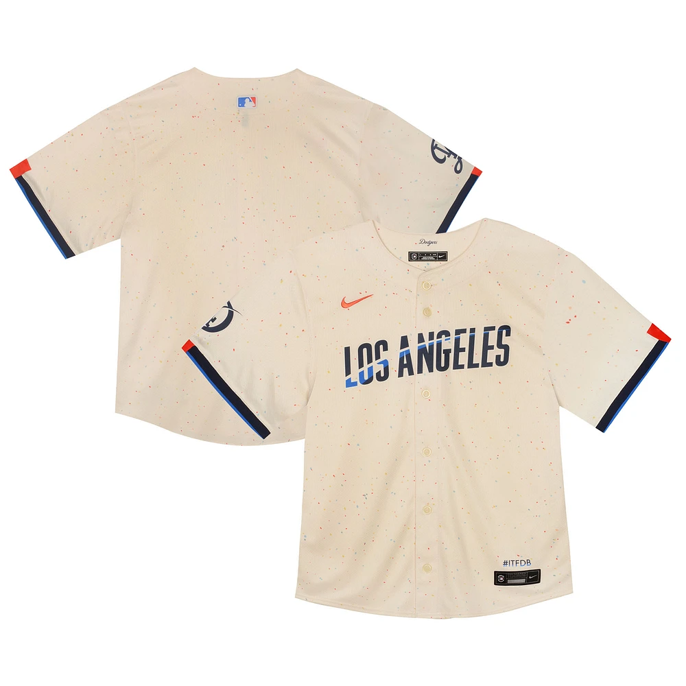 Infant Nike Cream Los Angeles Dodgers 2024 City Connect Limited Jersey
