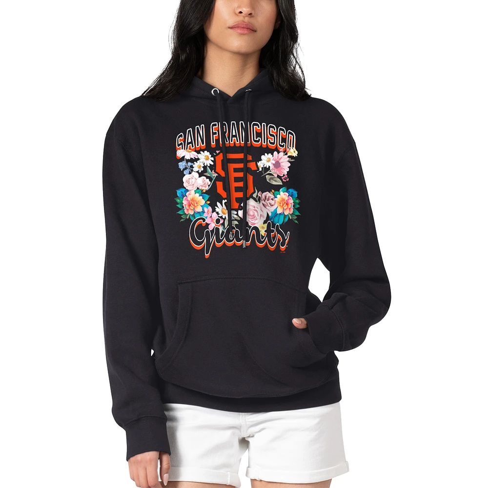 Women's G-III 4Her by Carl Banks San Francisco Giants Flowers Graphic Pullover Hoodie