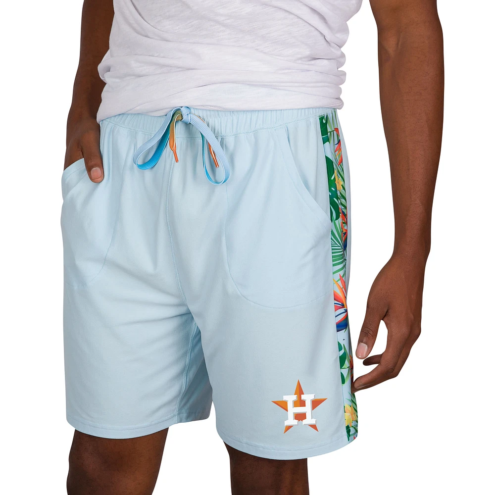 Men's Concepts Sport Light Blue Houston Astros Curate Knit Shorts