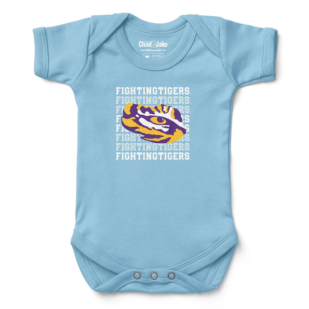 Infant Chad & Jake Light LSU Tigers Retro Bodysuit