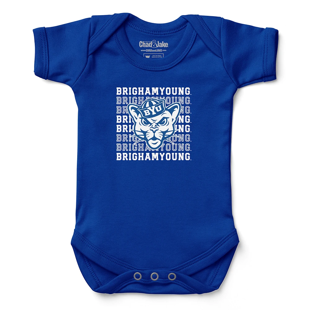 Infant Chad & Jake Royal BYU Cougars Retro Bodysuit