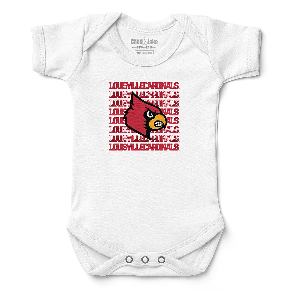 Infant Chad & Jake Louisville Cardinals Retro Bodysuit