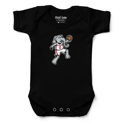 Infant Chad & Jake Black Alabama Crimson Tide Basketball Bodysuit