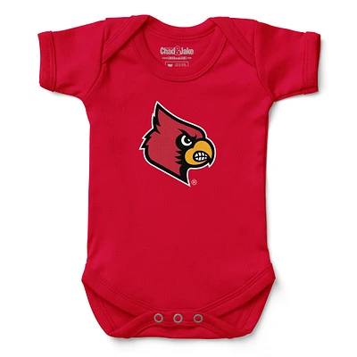 Infant Chad & Jake Red Louisville Cardinals Bodysuit