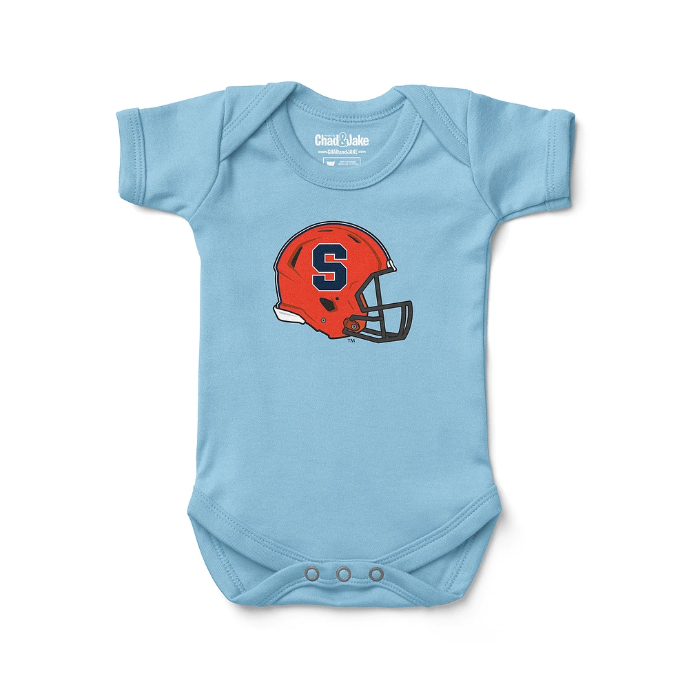 Infant Chad & Jake Light Blue Syracuse Orange Helmet Bodysuit