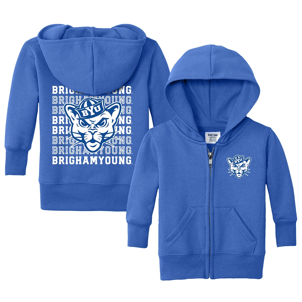 Infant Chad & Jake Royal BYU Cougars Retro Full-Zip Hoodie