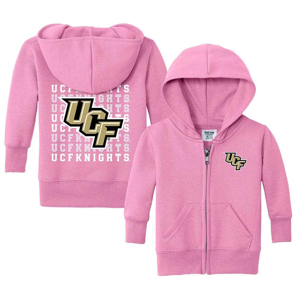 Infant Chad & Jake Pink UCF Knights Retro Full-Zip Hoodie