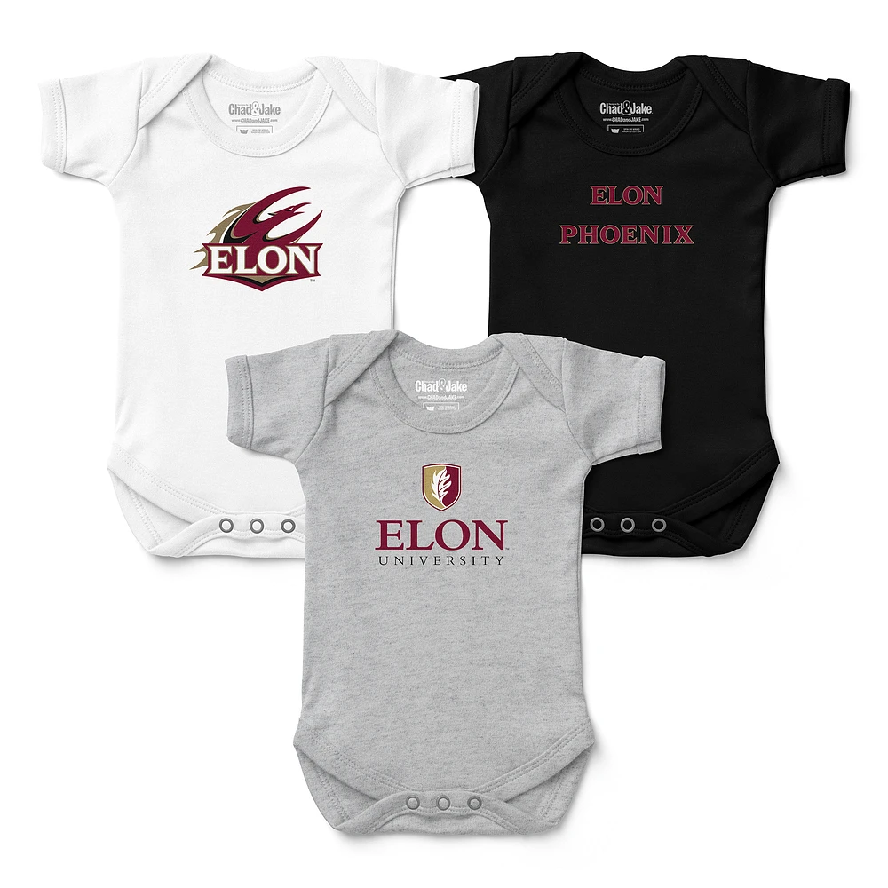Infant Chad & Jake Elon Phoenix Three-Pack Bodysuit Set