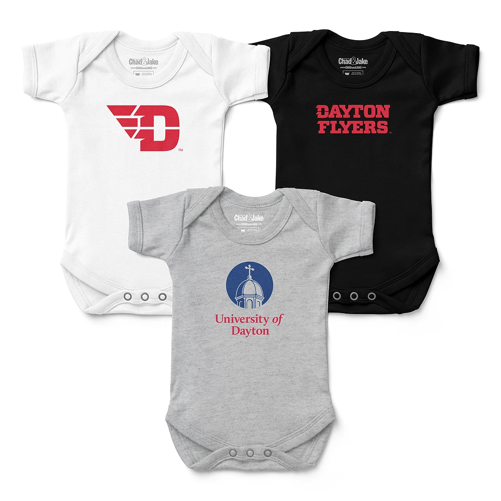 Infant Chad & Jake Dayton Flyers Three-Pack Bodysuit Set
