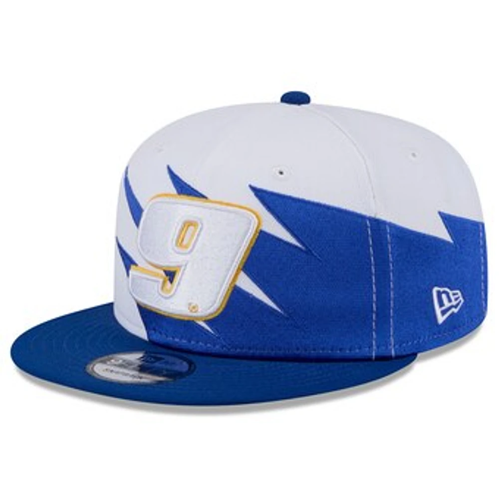 Men's New Era Blue Chase Elliott Jagged 9FIFTY Snapback Hat