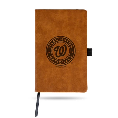 Brown Washington Nationals Ultra Suede Journal