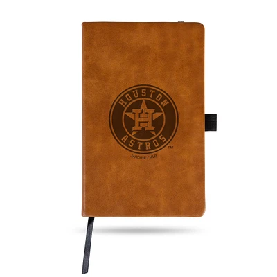 Brown Houston Astros Ultra Suede Journal