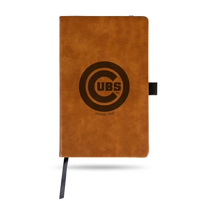 Brown Chicago Cubs Ultra Suede Journal
