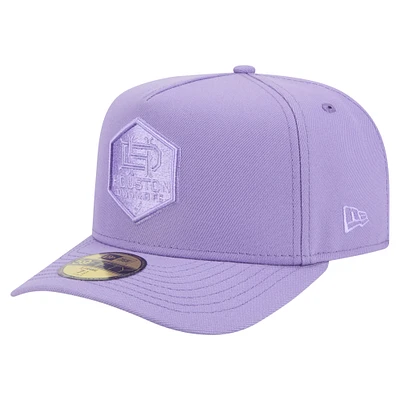 Men's New Era Purple Houston Dynamo FC Color Pack A-Frame 59FIFTY Fitted Hat
