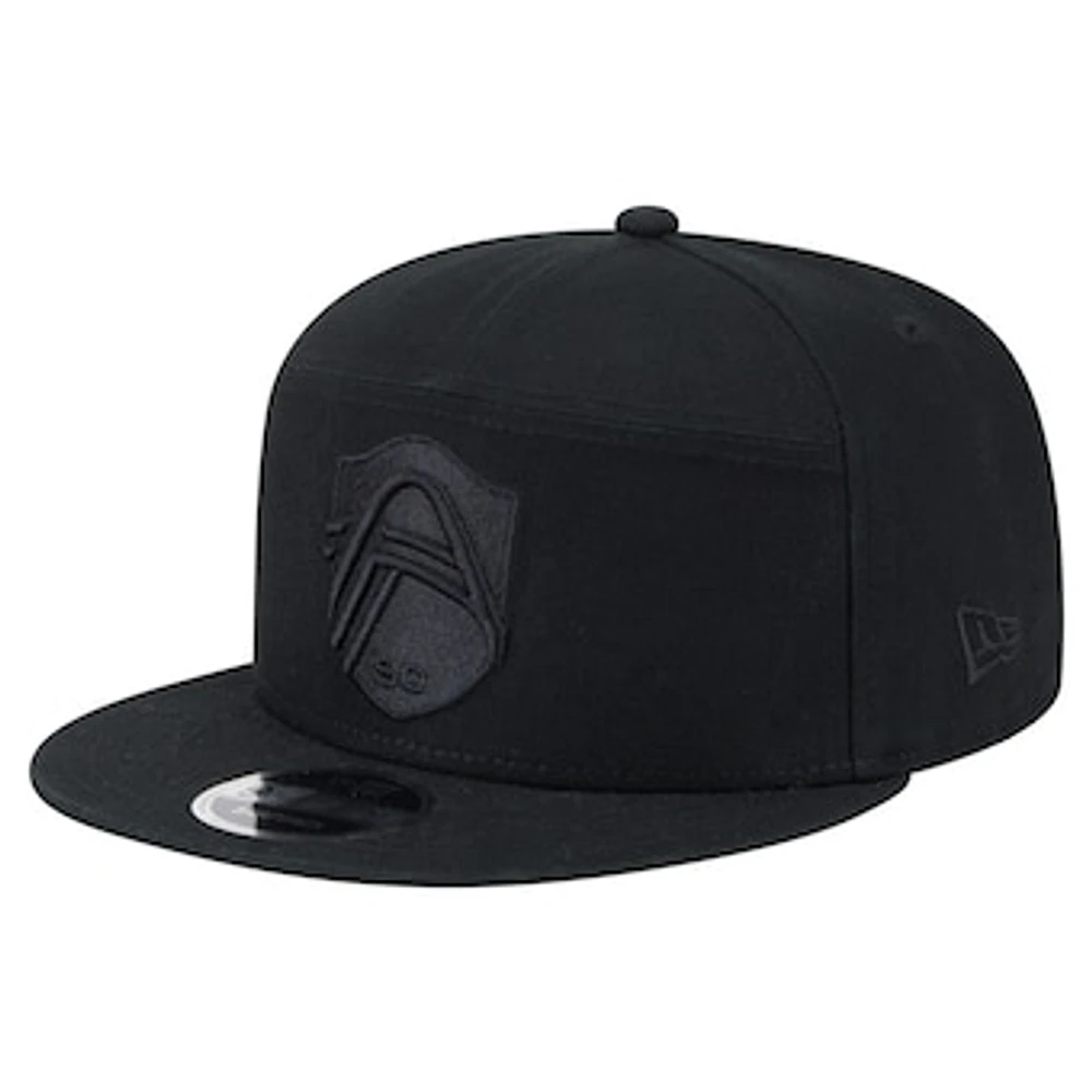 Men's New Era Black St. Louis City SC Canvas Camp 9FIFTY Snapback Hat