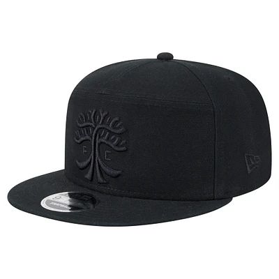 Men's New Era Black Austin FC Canvas Camp 9FIFTY Snapback Hat