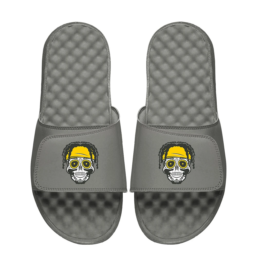 Youth ISlide Justin Fields NFLPA Player Sugar Skull Slide Sandals