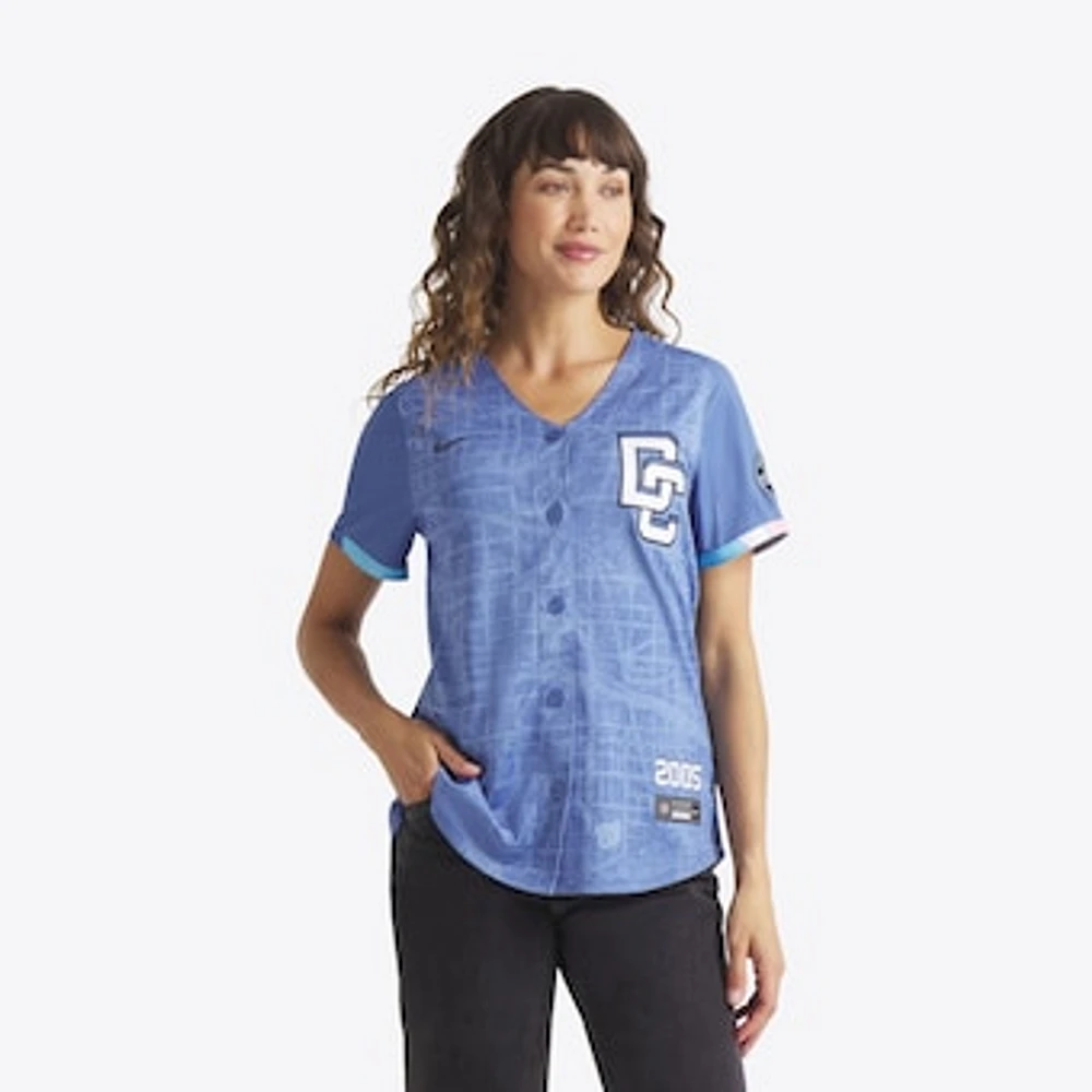 Women's Nike CJ Abrams Blue Washington Nationals 2025 City Connect Limited Jersey