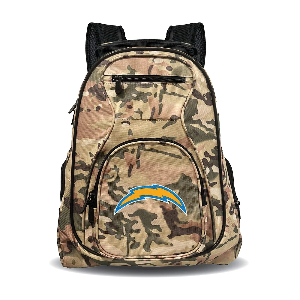MOJO Los Angeles Chargers 19" Camo Premium Laptop Backpack
