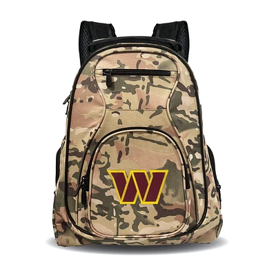 MOJO Washington Commanders 19" Camo Premium Laptop Backpack