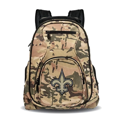 MOJO New Orleans Saints 19" Camo Premium Laptop Backpack