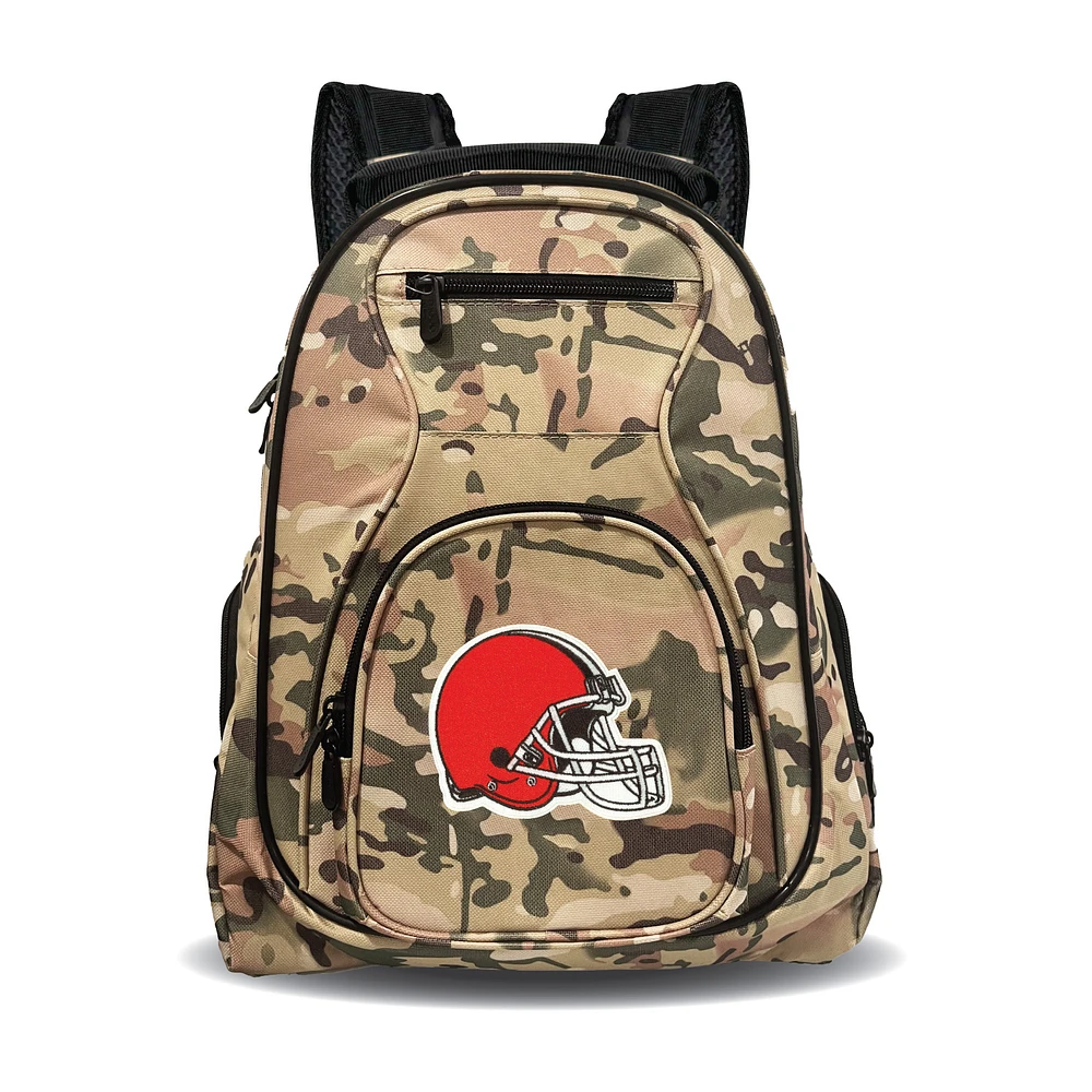 MOJO Cleveland Browns 19" Camo Premium Laptop Backpack