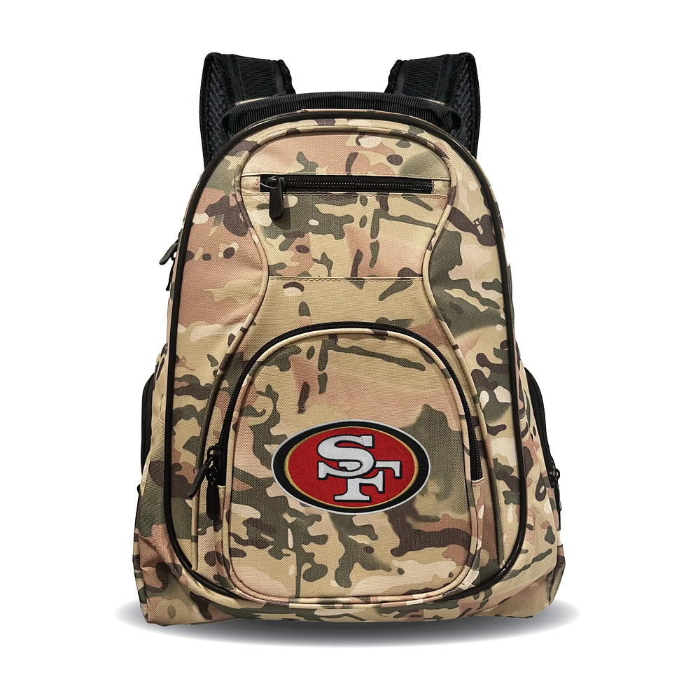 MOJO San Francisco 49ers 19" Camo Premium Laptop Backpack
