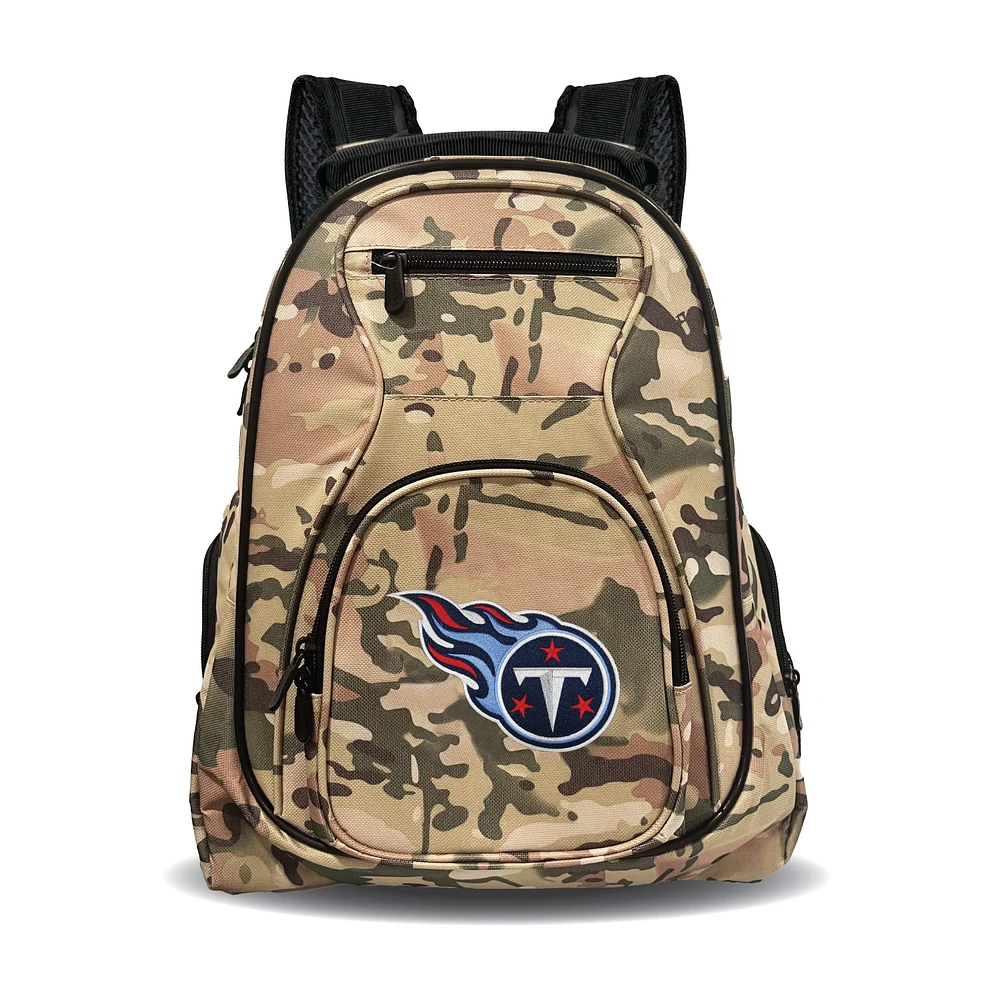 MOJO Tennessee Titans 19" Camo Premium Laptop Backpack