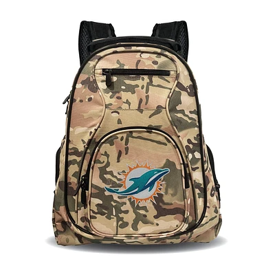 MOJO Miami Dolphins 19" Camo Premium Laptop Backpack