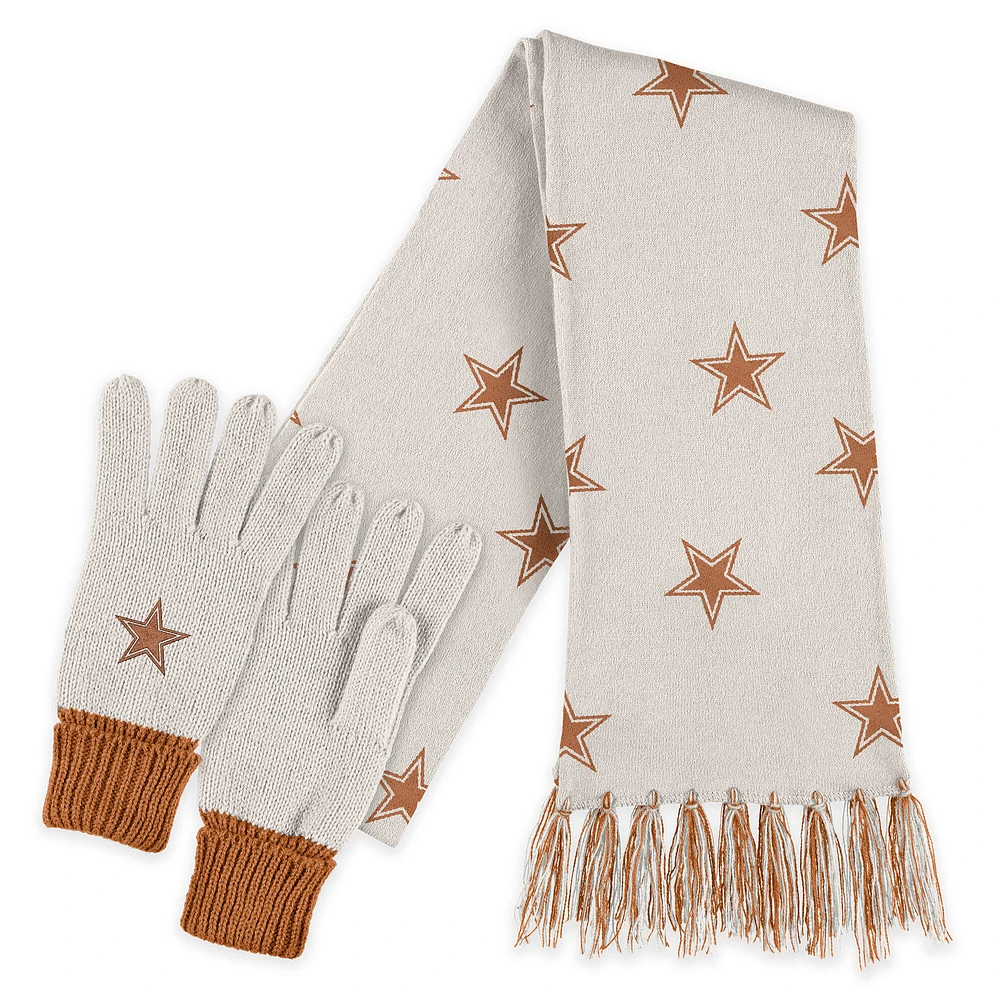 Women's WEAR by Erin Andrews Dallas Cowboys Tonal Scarf & Glove Set