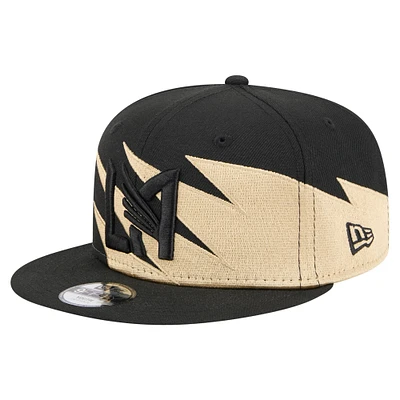 Youth New Era Black/Gold LAFC Jagged 9FIFTY Snapback Hat