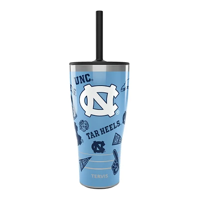 Tervis North Carolina Tar Heels 30oz. Swag Tumbler With Straw Lid