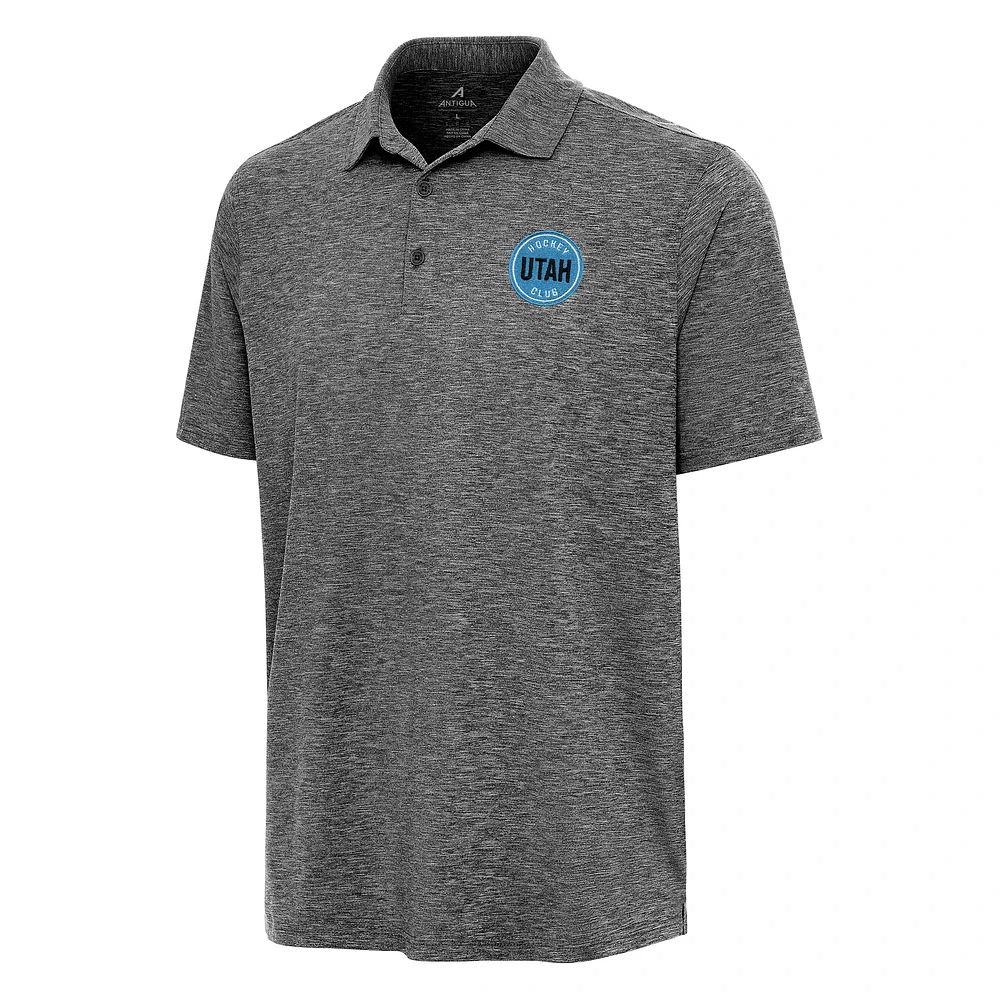 Men's Antigua Heather Utah Hockey Club Par 3 Polo