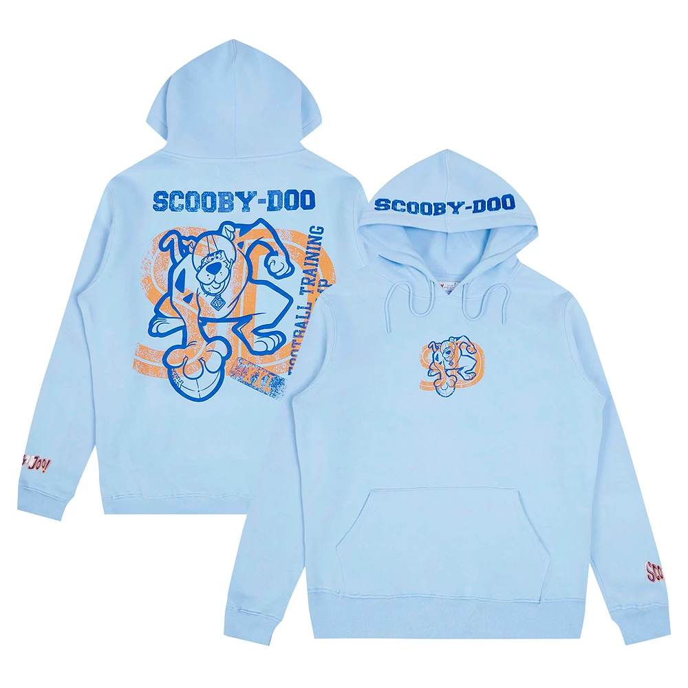 Men's Freeze Max Light Blue Scooby-Doo Football Training Camp Pullover Hoodie